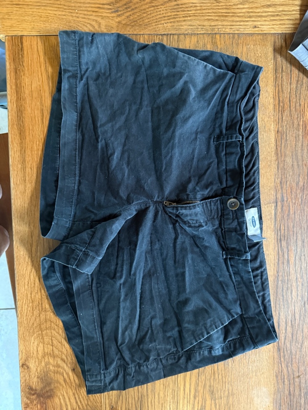 Old Navy Navy-Black Cotton Blend Women's Shorts